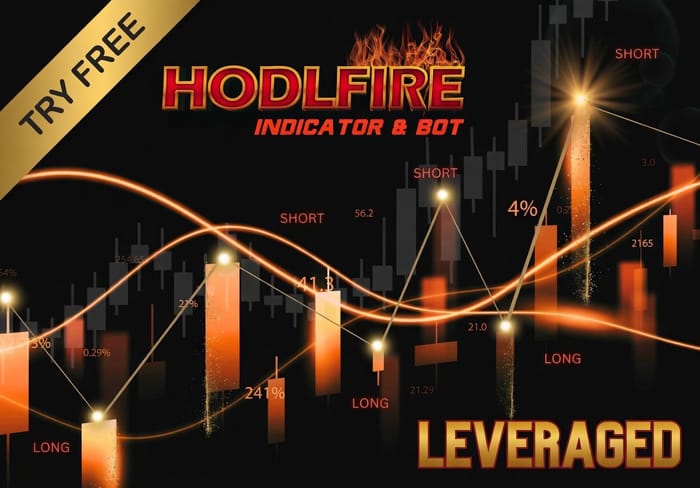 HODLFIRE LEVERAGED TRADING INDICATOR AND BOT SIGNALS